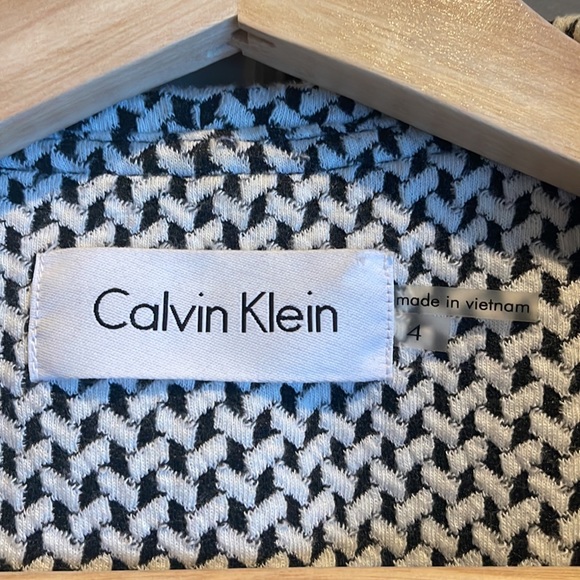 Calvin Klein drape front jacket. - Picture 3 of 3